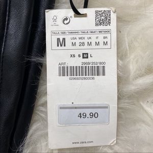 Zara leather pants - never worn. NWT